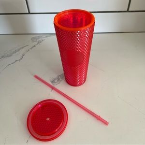 Starbucks Hot Pink Studded Tumbler